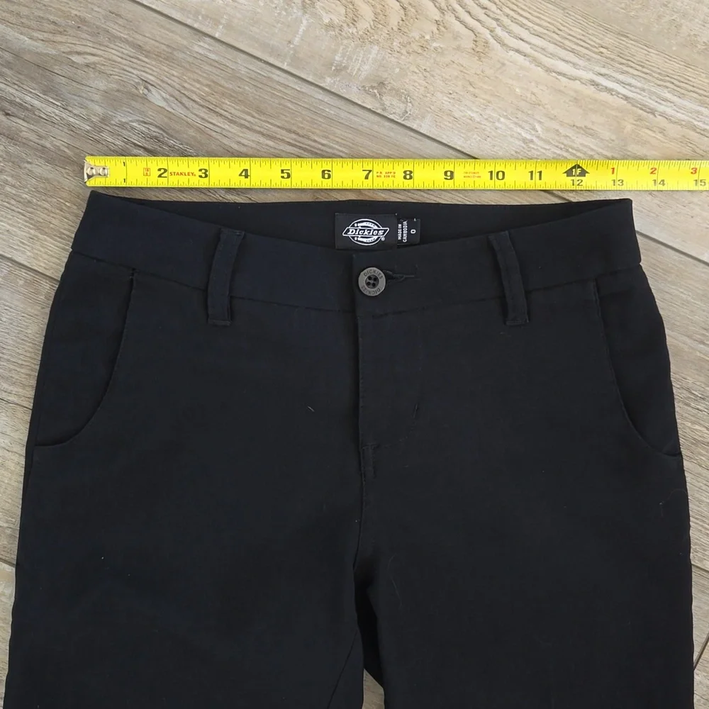 Dickies Black Pants size 0 - Picture 2 of 12